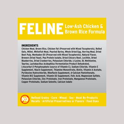 Show full view: Annamaet Chicken Meal & Brown Rice Original Formula Dry Cat Food, 4-lb bag slide 5 of 8