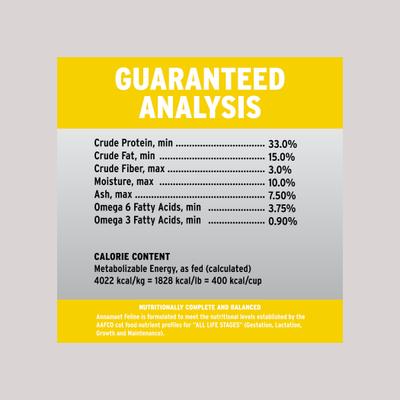 Show full view: Annamaet Chicken Meal & Brown Rice Original Formula Dry Cat Food, 4-lb bag slide 6 of 8