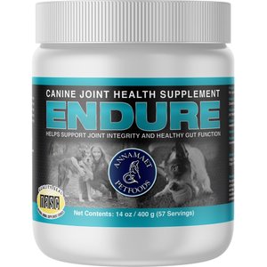 Annamaet Endure Hip & Joint Dog Powder Supplement, 400-g jar