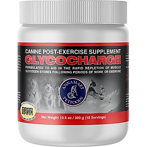 Annamaet Glycocharge Post Exercise Dog Powder Supplement, 300-g jar