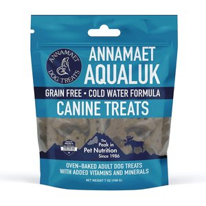 Annamaet Grain-Free Aqualuk Cold Water Formula Dog Treats, 7-oz bag