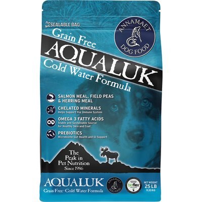 Annamaet Annamaet Grain-Free Aqualuk Cold Water Formula Dry Dog Food, 25-lb bag