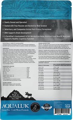 Show full view: Annamaet Grain-Free Aqualuk Cold Water Formula Dry Dog Food, 25-lb bag slide 3 of 8