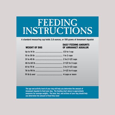 Show full view: Annamaet Grain-Free Aqualuk Cold Water Formula Dry Dog Food, 25-lb bag slide 7 of 8