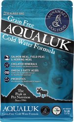 Annamaet Grain-Free Aqualuk Cold Water Formula Dry Dog Food, 5-lb bag