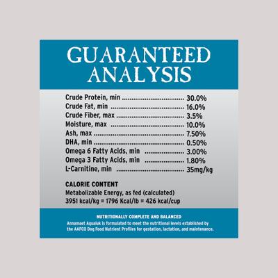 Show full view: Annamaet Grain-Free Aqualuk Cold Water Formula Dry Dog Food, 5-lb bag slide 6 of 8