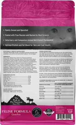 Show full view: Annamaet Grain-Free Chicken & Fish Formula Dry Cat Food, 12-lb bag slide 3 of 8