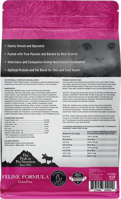 Show full view: Annamaet Grain-Free Chicken & Fish Formula Dry Cat Food, 4-lb bag slide 3 of 8