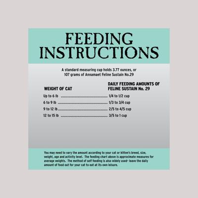 Show full view: Annamaet Grain-Free Feline Sustain No. 29 Fish Formula Dry Cat Food, 12-lb bag slide 7 of 8