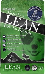 Annamaet Grain-Free Lean Low Fat Formula Dry Dog Food, 25-lb bag
