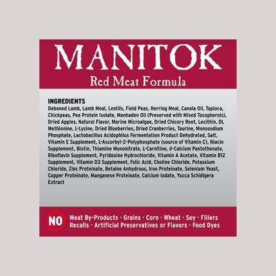 Show full view: Annamaet Grain-Free Manitok Red Meat Formula Dry Dog Food, 12-lb bag slide 5 of 8