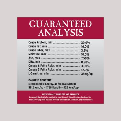 Show full view: Annamaet Grain-Free Manitok Red Meat Formula Dry Dog Food, 25-lb bag slide 6 of 8