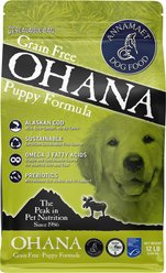 Annamaet Grain-Free Ohana Puppy Formula Dry Dog Food, 12-lb bag