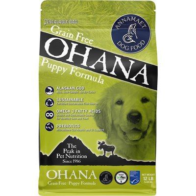 Annamaet Annamaet Grain-Free Ohana Puppy Formula Dry Dog Food, 12-lb bag