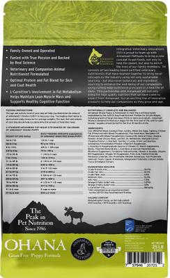 Show full view: Annamaet Grain-Free Ohana Puppy Formula Dry Dog Food, 25-lb bag slide 3 of 8