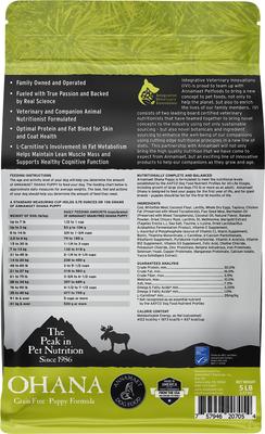 Show full view: Annamaet Grain-Free Ohana Puppy Formula Dry Dog Food, 5-lb bag slide 3 of 8