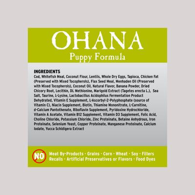 Show full view: Annamaet Grain-Free Ohana Puppy Formula Dry Dog Food, 5-lb bag slide 5 of 8