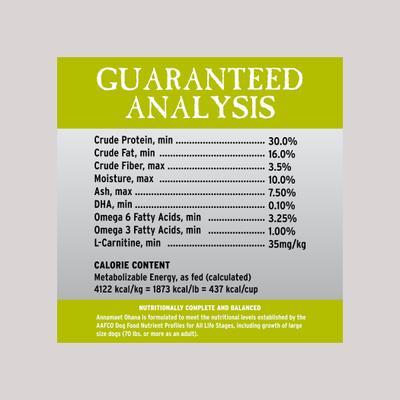 Show full view: Annamaet Grain-Free Ohana Puppy Formula Dry Dog Food, 5-lb bag slide 6 of 8