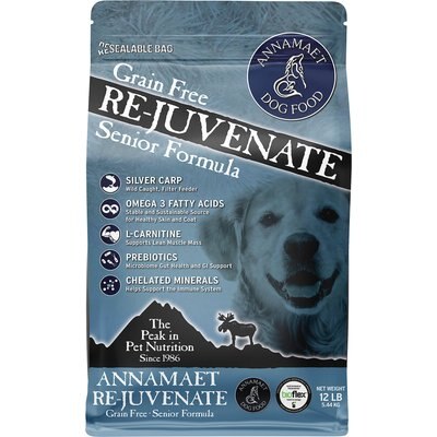Annamaet Annamaet Grain-Free Re-juvenate Senior Formula Dry Dog Food, 12-lb bag