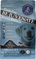 Annamaet Grain-Free Re-juvenate Senior Formula Dry Dog Food, 25-lb bag