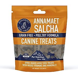 Annamaet Grain-Free Salcha Poulet Formula Dog Treats, 7-oz bag
