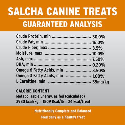 Show full view: Annamaet Grain-Free Salcha Poulet Formula Dog Treats, 7-oz bag slide 6 of 7