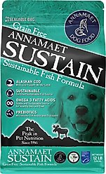 Annamaet Grain-Free Sustain Formula Dry Dog Food, 12-lb bag