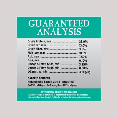 Show full view: Annamaet Grain-Free Sustain Formula Dry Dog Food, 12-lb bag slide 6 of 8