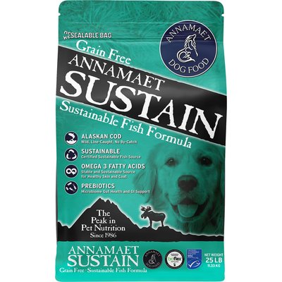 Annamaet Annamaet Grain-Free Sustain Formula Dry Dog Food, 25-lb bag
