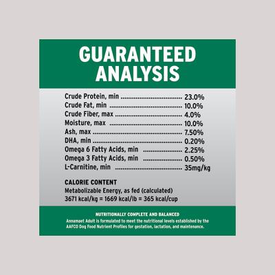 Show full view: Annamaet Original Adult Formula Dry Dog Food, 12-lb bag slide 6 of 8