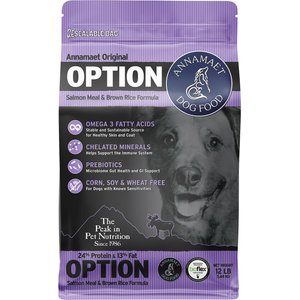 Annamaet Original Option Formula Dry Dog Food, 12-lb bag