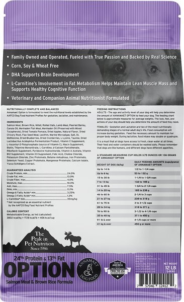 Annamaet Original Option Formula Dry Dog Food