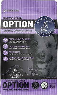 Show full view: Annamaet Original Option Formula Dry Dog Food, 25-lb bag slide 1 of 8