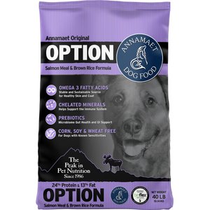 Annamaet Original Option Formula Dry Dog Food, 40-lb bag