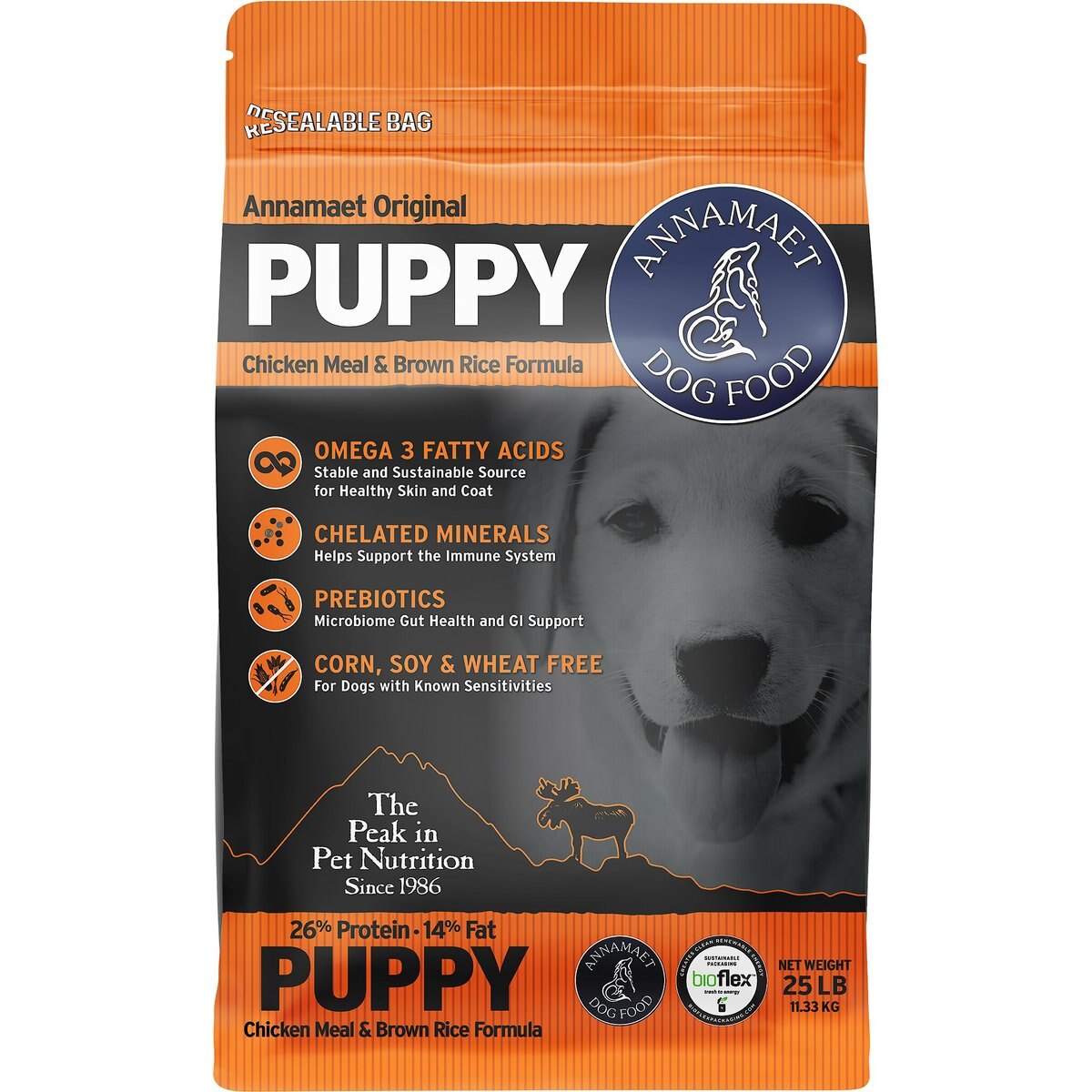 Annamaet Original Puppy Dry Dog Food, 25-lb bag