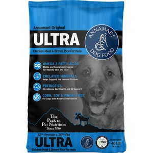 Annamaet Ultra 32% Dry Dog Food, 40-lb bag