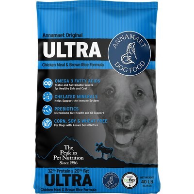 Annamaet Annamaet Ultra 32% Dry Dog Food, 40-lb bag