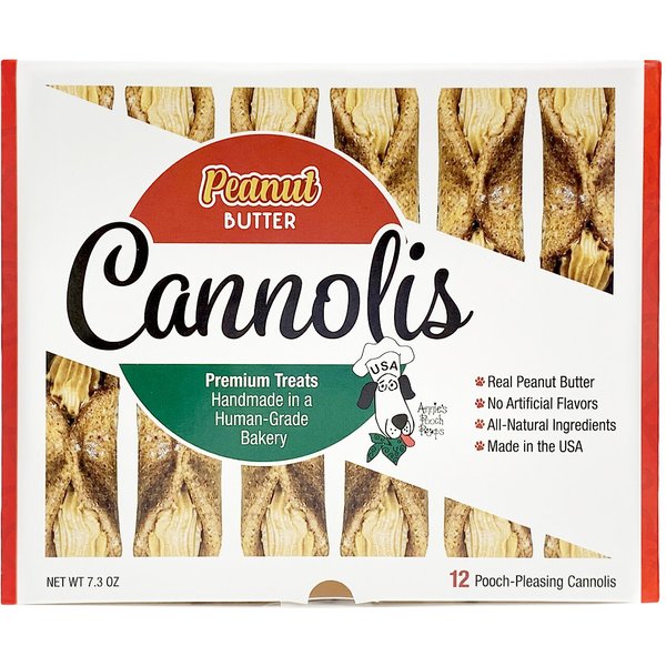 Annie's Pooch Pops Peanut Butter Cannolis Dog Treats, 12 count