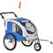 Show in main carousel: Aosom 2-In-1 Dog Bike Trailer & Stroller, Blue slide 1 of 10