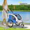 Show in main carousel: Aosom 2-In-1 Dog Bike Trailer & Stroller, Blue slide 8 of 10