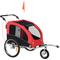 Show in main carousel: Aosom 2-In-1 Dog Bike Trailer & Stroller, Red slide 1 of 11