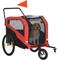 Show in main carousel: Aosom 2-in-1 Large Dog Bike Trailer & Stroller, Red slide 1 of 11