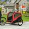 Show in main carousel: Aosom 2-in-1 Large Dog Bike Trailer & Stroller, Red slide 3 of 11