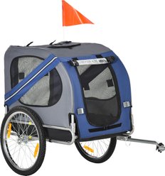 Aosom Dog Bike Trailer, Blue slide 1 of 9