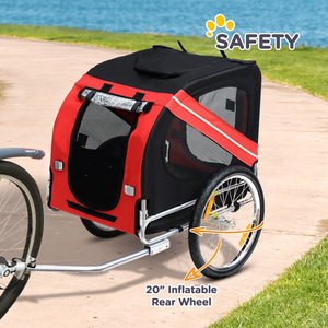 Aosom Dog Bike Trailer, Red