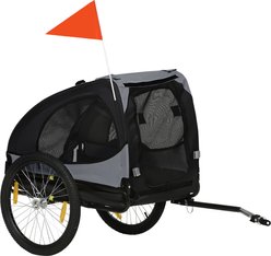 Aosom Medium Dog Bike Trailer, Black