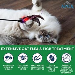 Apex Plus Topical Flea & Tick Treatment for Cats, >1.5 lbs, 3 doses slide 2 of 8