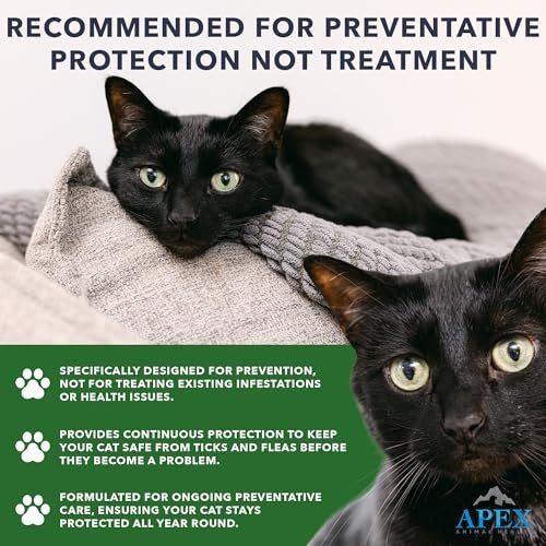 Apex Plus Topical Flea & Tick Treatment for Cats, >1.5 lbs, 3 doses