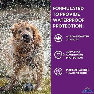 Show full view: Apex Plus Topical Flea & Tick Treatment for Dogs, 45-88 lbs, 3 doses slide 7 of 8