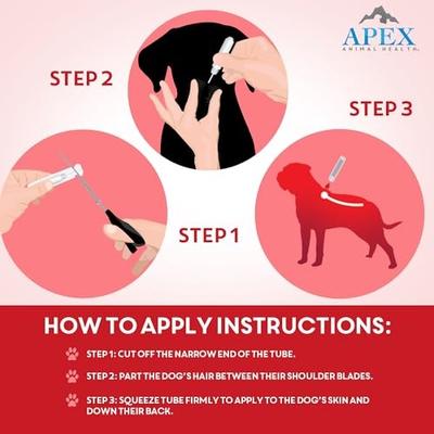 Show full view: Apex Plus Topical Flea & Tick Treatment for Dogs, 89-132 lbs, 6 doses slide 4 of 8